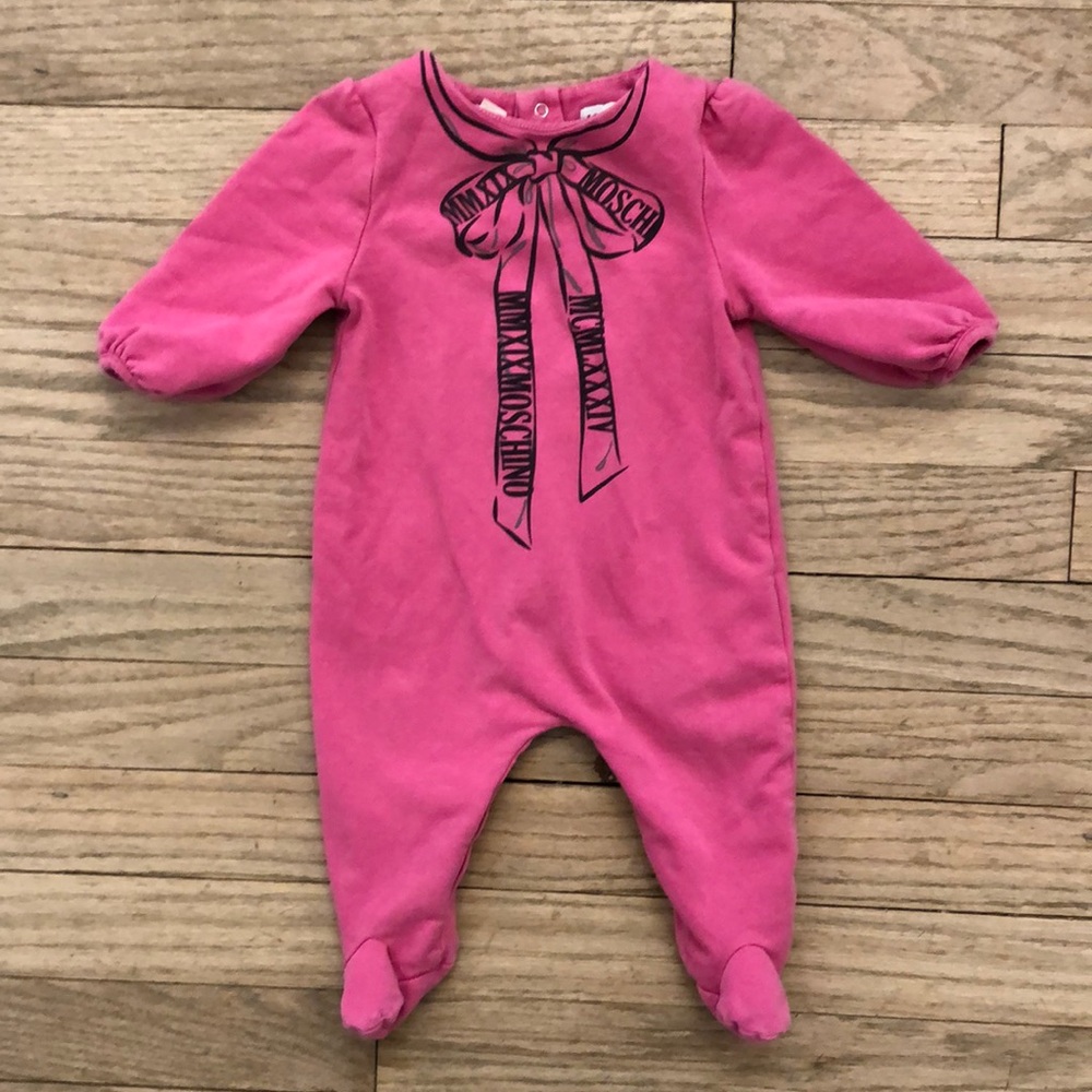 Moschino baby footie